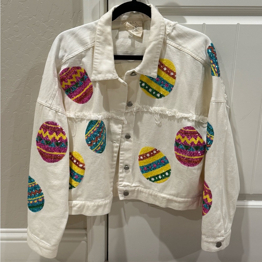 Colorful Egg Patterned Jacket - image 1